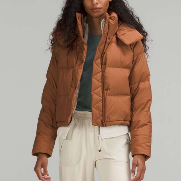 lululemon athletica Jackets & Blazers - lululemon athletica Brown Puffer Jacket